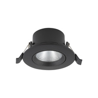 Oprawa Podtynkowa Sufitowa LED 10W 700lm 4000K Neutralna Czarna EGINA 10554 Nowodvorski