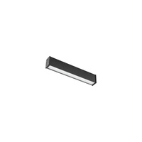 Plafon Oprawa Natynkowa Sufitowa Lampa Ogrodowa Kinkiet Elewacyjny LED 20W 1200lm 3000K Ciepła Czarna Wodoodporna IP44 OUTLINE LED S 11360 Nowodvorski