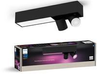 Lampa Sufitowa LED Reflektor 19.4W 1630lm IP20 White and Color Ambiance RGB + TW Czarna Inteligentna SMART Zigbee Bluetooth Centris Philips HUE