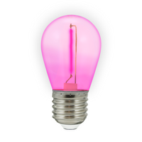 Żarówka LED E27 FILAMENT 0,3W Różowa do Girlandy PARTY GOLDLUX (Polux) ZESTAW 2 SZT.