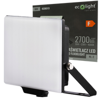 Naświetlacz LED Lampa Reflektor 30W 2700lm 4000K Neutralna IP65 NL-2 Ecolight