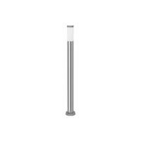 Lampa Ogrodowa Słupek Zewnętrzny Stojący E27 IP44 110cm Chrom Nowoczesny Inox torch Rabalux