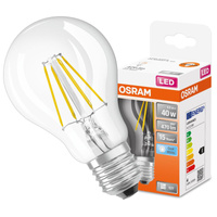 Żarówka LED A60 E27 4W = 40W 470lm 4000K Neutralna 300° Retrofit Filament CLASSIC Osram