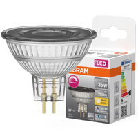 Żarówka LED MR16 Reflektor GU5.3 5W = 35W 350lm 2700K Ciepła CRI90 12V 36° Ściemnialna SUPERSTAR Osram
