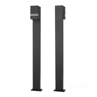Lampa ogrodowa LED QUAZAR 12 GU10 IP44 KOBI ALUMINIUM CZARNA