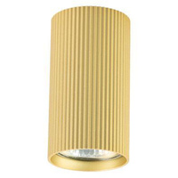 Oprawa Natynkowa Halogenowa Tuba Reflektor Spot GU10 Okrągła Złota Lucerno Masterled