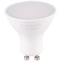 Żarówka LED GU10 7W 650lm 3000K Ciepła 100° Sanico Goldlux