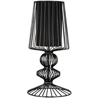 Lampa Stołowa AVEIRO 5411 Nowodvorski Czarna E27 Biurkowa Druciana Stal Retro