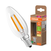 Żarówka LED B35 Świeczka E14 1.2W = 25W 255lm 2700K Ciepła 330° 213lm/W CLASSIC ENERGY EFFICIENCY Osram