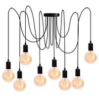 Lampa wisząca sufitowa ARANE PAJĄK 8 ramion do LED 8x E27 LUMILED