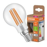 Żarówka LED P45 Kulka E14 2.2W = 40W 470lm 4000K Neutralna 320° 214lm/W CLASSIC ENERGY EFFICIENCY Osram
