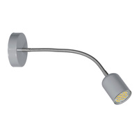 Lampa Ścienna Kinkiet MAXI Szara 1xGU10 Milagro