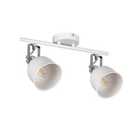 Oprawa ścienno-sufitowa listwa DERATO 2x E14 Biała KANLUX