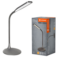 Lampa Stołowa Biurkowa LED 5W 220lm 3000K Ciepła Ściemnialna Bateryjna Szary Panan Ledvance