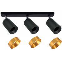 Lampa Listwa Oprawa Sufitowo-Ścienna LED 3 x GU10 MARIBEL Czarny GOLDLUX (Polux)