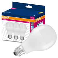 3x Żarówka LED A68 E27 19W = 150W 2542lm 4000K Neutralna 200° VALUE CLASSIC Osram