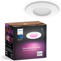 Panel LED Oprawa Podtynkowa Wpuszczana 8.3W 1000lm IP44 White and Color Ambiance RGB + TW Biała Inteligentna SMART Zigbee Bluetooth Slim Downlights Philips HUE
