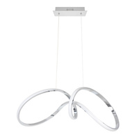 Lampa Wisząca Sufitowa TESORO Chrom 48W LED Milagro