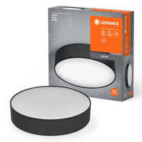 Plafon Lampa Sufitowa Natynkowa E27 Czarny 40cm Orbis Ledvance