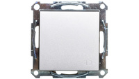 Merten System M Gniazdo pojedyncze Schuko 16A IP20 z klapką aluminium MTN2311-0460