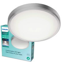 Lampa Sufitowa Plafon Łazienkowy LED 17W 1700lm 4000K IP44 Nikiel Doris Bathroom Philips