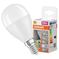 Żarówka LED P45 Kulka E14 6.5W = 60W 806lm 4000K Neutralna 150° STAR CLASSIC Osram