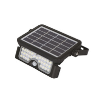 Naświetlacz LED Solarny Zewnętrzny Ogrodowy 5W 500lm 4000K Neutralny 90° z Czujnikiem Ruchu i Zmierzchu IP65 Czarny Mhc Kobi