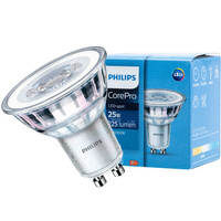 Żarówka LED GU10 2,7W = 25W 225lm 3000K Ciepła 36° PHILIPS