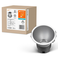 Panel LED Oprawa Podtynkowa Punktowa 10W 800lm CCT Oczko Spot Biały Srebrny Downlight Slim Ledvance