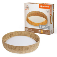 Plafon LED Lampa Sufitowa Natynkowa 28W 1150lm 3000K Ciepła Brązowy 50cm Decor Ledvance