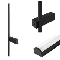 Kinkiet LED Lampa Ścienna 12W 1400lm 4000K 120° Czarny 90cm Lira Masterled