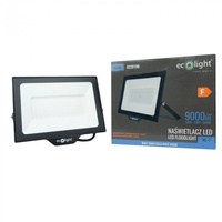 Naświetlacz LED Lampa Reflektor 100W 9000lm 6500K Zimna IP65 NL-1 Ecolight