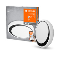 Plafon LED lampa sufitowa czarna ORBIS Moon 32W 3300lm ciepła-zimna 48cm SMART+ WiFi LEDVANCE