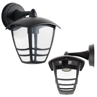 Lampa Ogrodowa Kinkiet Elewacyjny Zewnętrzny E27 IP54 Czarna Tevio Kobi