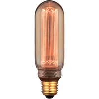 Żarówka Dekoracyjna LED E27 T45L 4W 200lm 1800K Ciepła 320° DecoVintage Amber Pillar GOLDLUX (Polux)