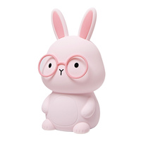 Lampka Dekoracyjna LED Królik 1W 3000K RGBW Różowa Ściemnialna Florka Sanico Goldlux