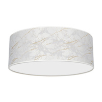 Plafon LED Lampa Sufitowa SENSO Biała Złota 3xE27 Ø50cm Milagro