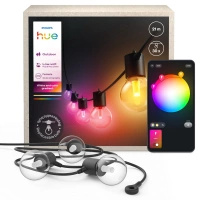 Girlanda Ogrodowa Zewnętrzna 21m IP65 30LED RGB SMART Inteligentna Bluetooth ZigBee White and Color Ambiance Festavia Philips HUE