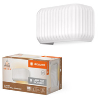 Lampa Ścienna Dekoracyjna Kinkiet Oprawa Natynkowa E27 Biały Decor Ledvance