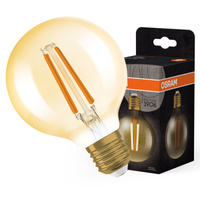 Żarówka LED Dekoracyjna G80 Kula E27 7.2W = 60W 806lm 2400K Ciepła 300° Ściemnialna Vintage 1906 Osram