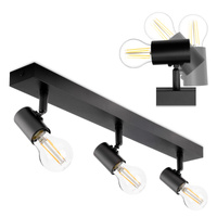 Lampa Sufitowa SPOT TUBA Reflektor Oprawa Halogenowa 3x E27 GLASA LUMILED