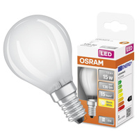 Żarówka LED P45 Kulka E14 1.5W = 15W 136lm 2700K Ciepła 300° Retrofit Filament CLASSIC Osram
