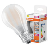 Żarówka LED A60 E27 7.5W = 75W 1055lm 4000K Neutralna 300° Ściemnialna Retrofit Filament CLASSIC Osram