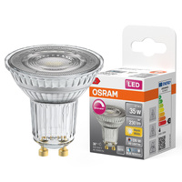 Żarówka LED PAR16 Reflektor GU10 3.7W = 35W 230lm 2700K Ciepła CRI90 36° Ściemnialna SUPERSTAR Osram