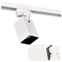 Reflektor Szynowy GU10 Biały+Czarny do Szynoprzewodów Square POLUX