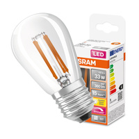 Żarówka LED ST45 E27 4.8W = 33W 360lm 2200K Ciepła 320° Ściemnialna Retrofit Filament CLASSIC Osram