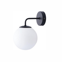 Lampa Ścienna Kinkiet MAXI Szklany Klosz Czarno-Biała Klasyczna E27 3487 TK Lighting