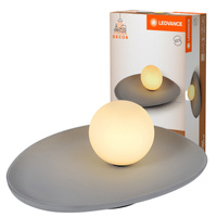 Lampa Stołowa Oprawa Biurkowa Stojąca Dekoracyjna G9 Szary USB-C Decor Ledvance