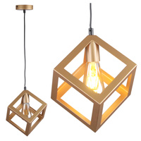 Lampa Sufitowa Wisząca Zwis Dekoracyjna E27 Złota Sweden Sanico Goldlux