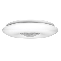 Plafon natynkowy VELA 24W LED + PILOT Okrągły Regulacja Barwy ML4401 Milagro Tworzywo Sztuczne + Metal